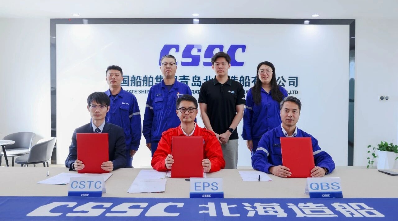 北海造船交付EPS公司21万吨LNG双燃料散货船“Mount Yulong”轮
