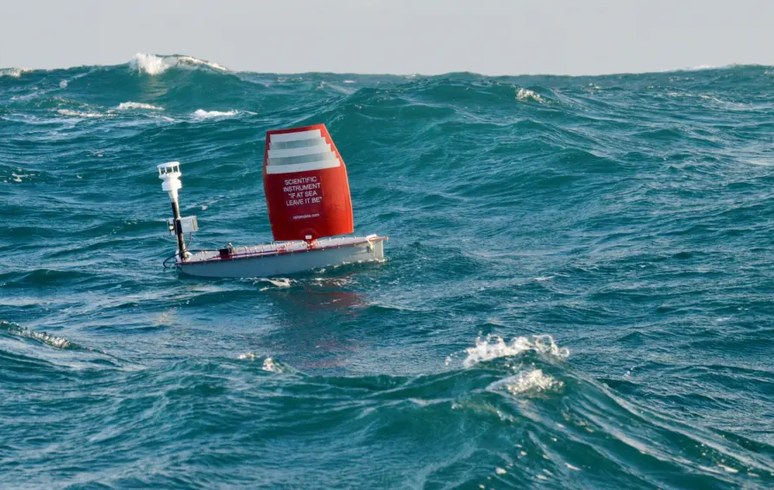 Autonomous sailing robot completes Atlantic crossing after 127 days